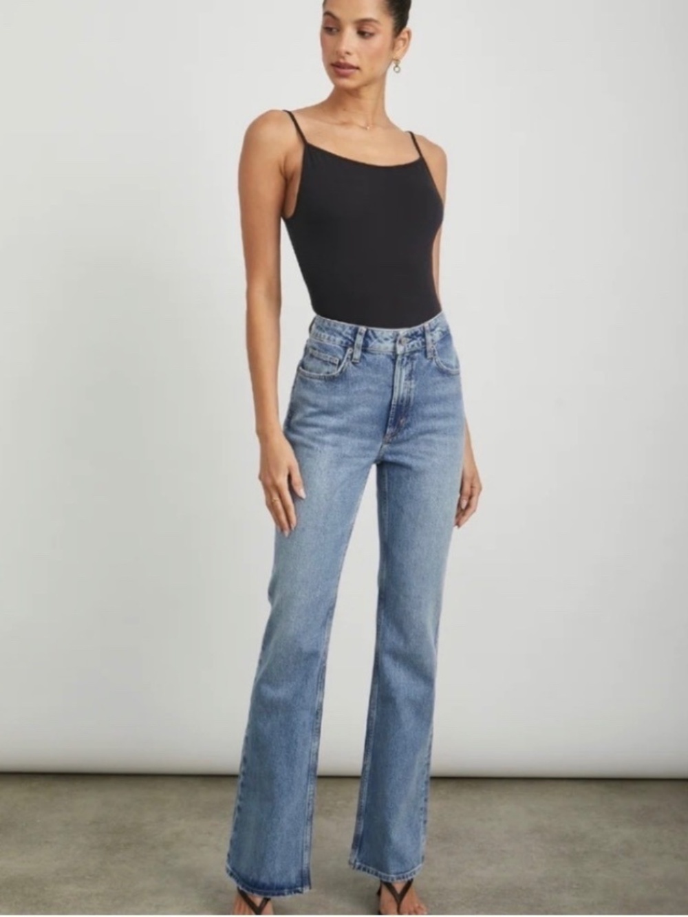 RAILS The Sunset Women’s 26 Blue Jeans High Rise Slim Flare 70s Cowgirl Street